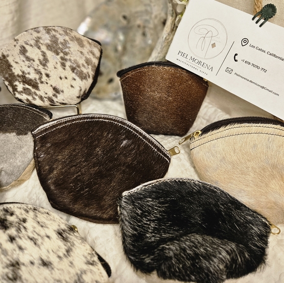 100% cowskin purse for coins handmade! - Picture 5 of 12